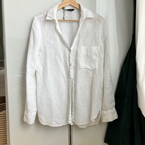 Zara linen shirt